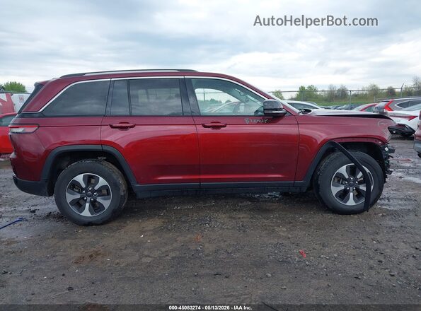 1C4RJYB68PC649414 2023 JEEP GRAND CHEROKEE 4XE Maroon Widok wnętrza 360 stopni