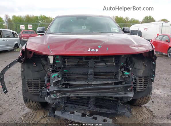 1C4RJYB68PC649414 2023 JEEP GRAND CHEROKEE 4XE Maroon Widok wnętrza z tyłu