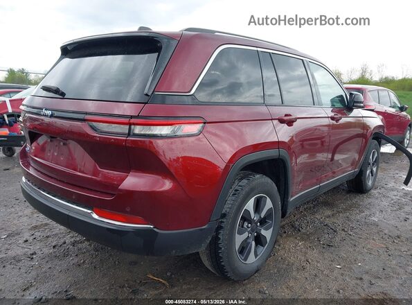 1C4RJYB68PC649414 2023 JEEP GRAND CHEROKEE 4XE Maroon Tył prawy