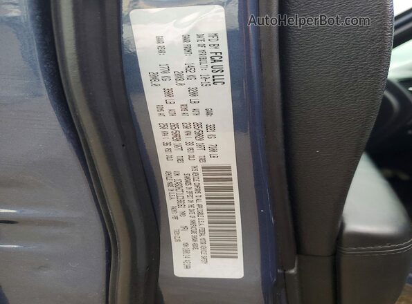 1C4SDHCT1LC166161 2020 DODGE DURANGO Blue Панорамний вид салону 360°