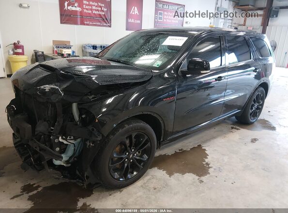 1C4SDHCT4LC307644 2020 DODGE DURANGO Black წინა მარცხენა ხედი სამი მეოთხედიდან