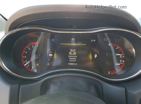 1C4SDHCT6LC102844 2020 DODGE DURANGO White Instrument cluster view