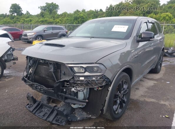 1C4SDHCT8MC803516 2021 DODGE DURANGO Gray Front left