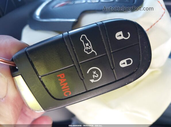 1C4SDHCTXJC404571 2018 DODGE DURANGO Gray Dashboard view
