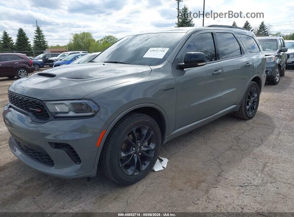 1C4SDJCT0RC155653 2024 DODGE DURANGO Gray Առջևի ձախ երեք քառորդ տեսարան