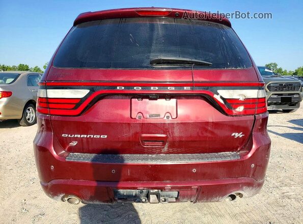 1C4SDJCT2LC383063 2020 DODGE DURANGO Темно-бордовый Вид сзади
