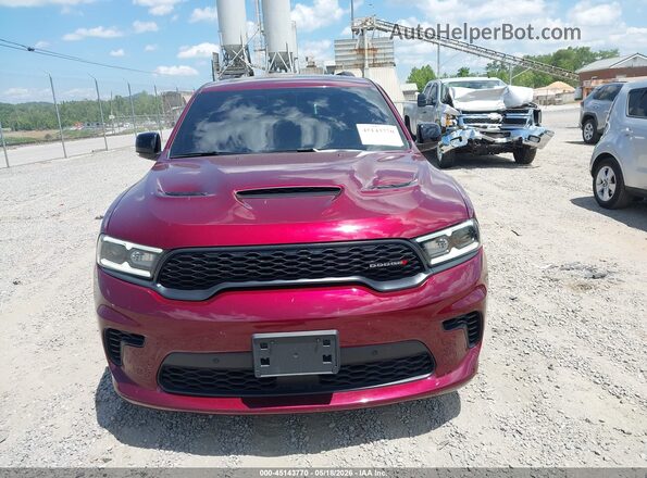 1C4SDJCT3RC174911 2024 DODGE DURANGO Burgundy ხელსაწყოთა პანელის ხედი