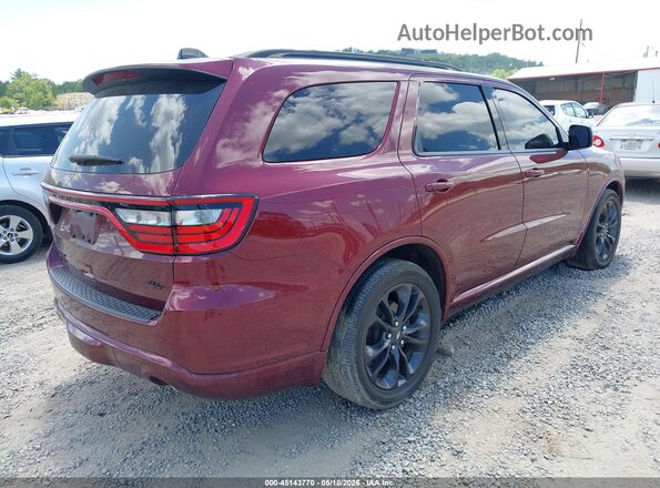 1C4SDJCT3RC174911 2024 DODGE DURANGO Burgundy უკანა მარჯვენა