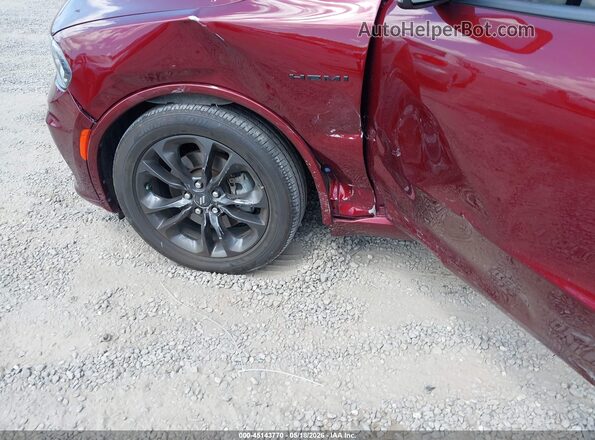 1C4SDJCT3RC174911 2024 DODGE DURANGO Burgundy წინა ხედი