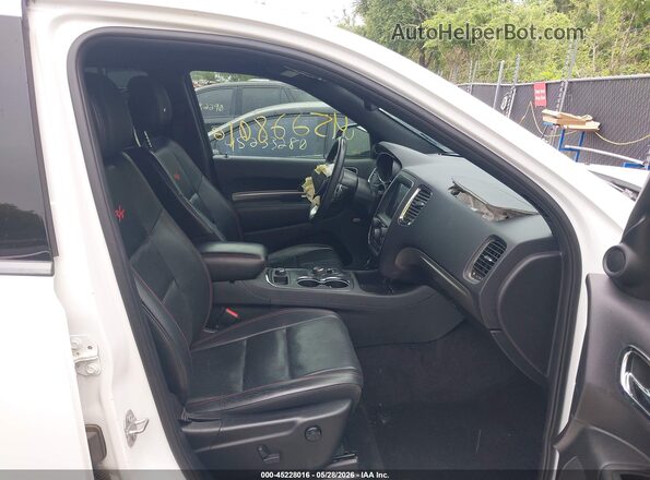 1C4SDJCT4HC763044 2017 DODGE DURANGO White წინა სალონის ხედი