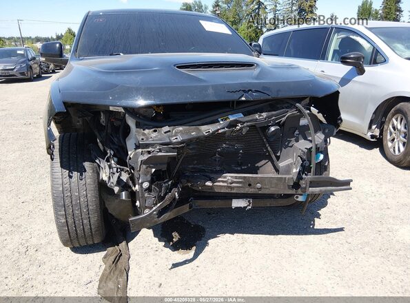 1C4SDJCT4MC520537 2021 DODGE DURANGO Black წინა ხედი