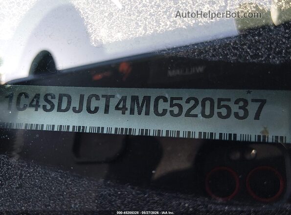 1C4SDJCT4MC520537 2021 DODGE DURANGO Black 