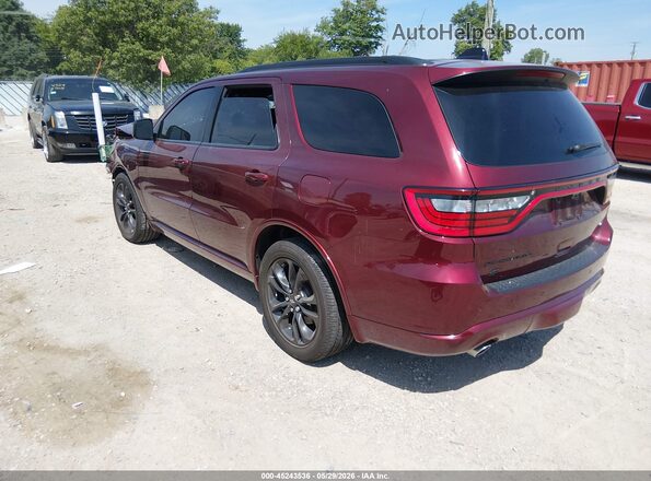 1C4SDJCT5RC237751 2024 DODGE DURANGO Темно-бордовый Задняя левая четверть