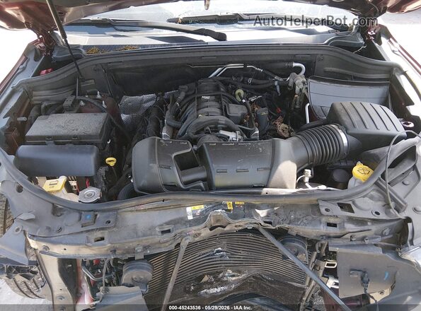 1C4SDJCT5RC237751 2024 DODGE DURANGO Темно-бордовый Вид сзади