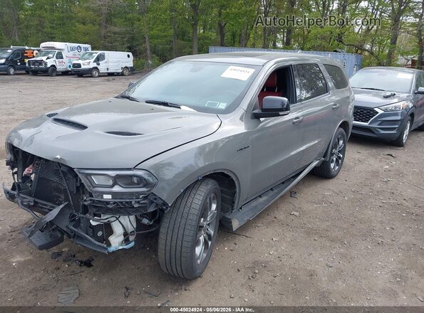 1C4SDJCT6MC523567 2021 DODGE DURANGO Серый Передняя левая четверть