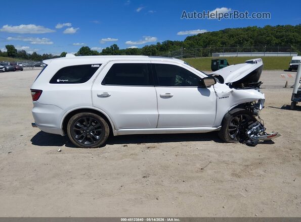1C4SDJCT7MC663191 2021 DODGE DURANGO White Instrument cluster view