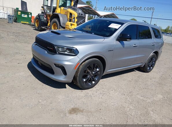 1C4SDJCT8MC805290 2021 DODGE DURANGO Silver წინა მარცხენა ხედი სამი მეოთხედიდან