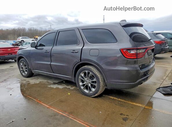 1C4SDJCT9KC734114 2019 DODGE DURANGO Charcoal Trasero izquierdo