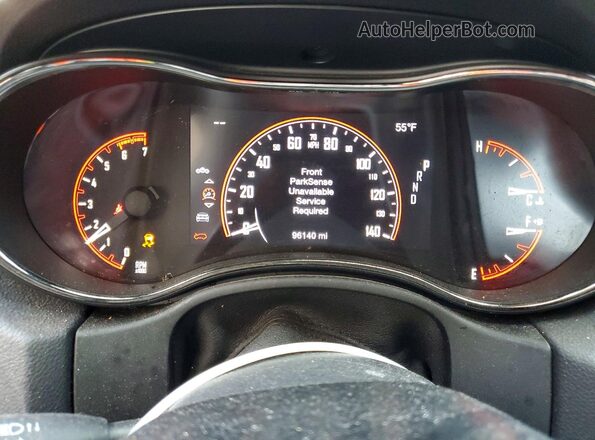 1C4SDJCT9KC734114 2019 DODGE DURANGO Charcoal Vista del cuadro de instrumentos