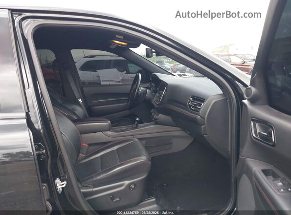 1C4SDJCTXMC575123 2021 DODGE DURANGO Black Вид салону спереду
