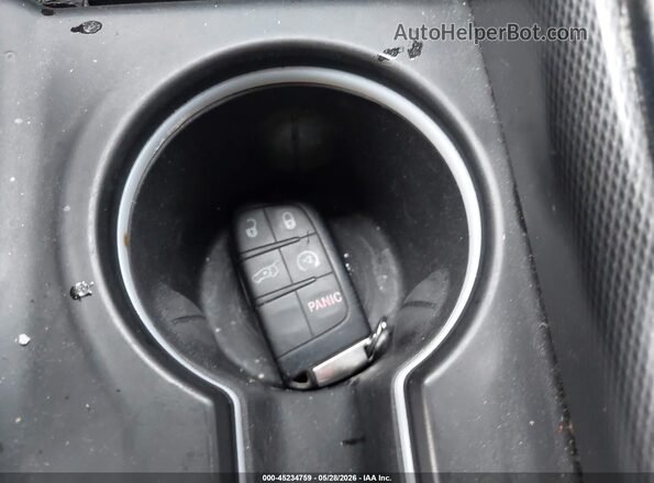 1C4SDJCTXMC575123 2021 DODGE DURANGO Black Вид панелі приладів