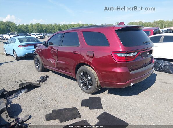 1C4SDJCTXMC692703 2021 DODGE DURANGO Maroon Հետևի ձախ
