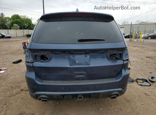 1C4SDJCTXMC762930 2021 DODGE DURANGO Blue Rear view