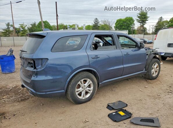 1C4SDJCTXMC762930 2021 DODGE DURANGO Blue Rear right