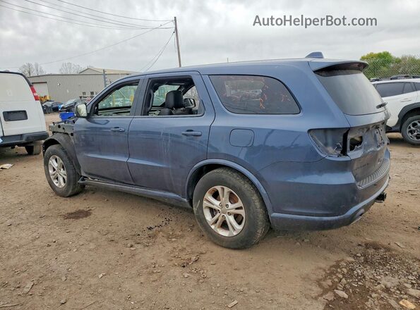 1C4SDJCTXMC762930 2021 DODGE DURANGO Blue Rear left