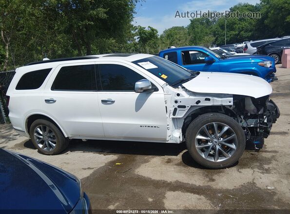 1C4SDJET3LC192930 2020 DODGE DURANGO White Vista interior trasera