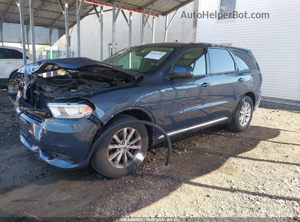 1C4SDJFT3KC659342 2019 DODGE DURANGO Blue წინა მარცხენა ხედი სამი მეოთხედიდან