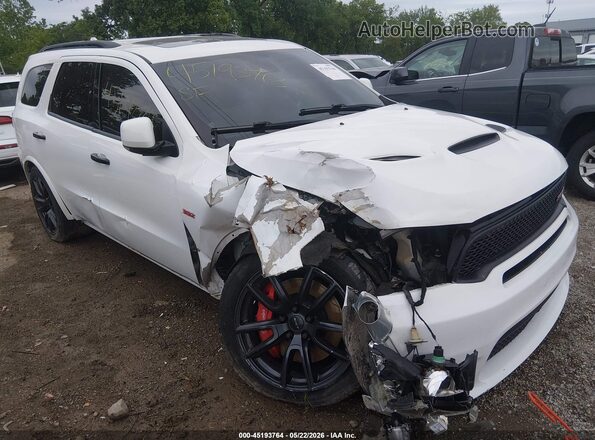 1C4SDJGJ6JC145755 2018 DODGE DURANGO White Вид спереду