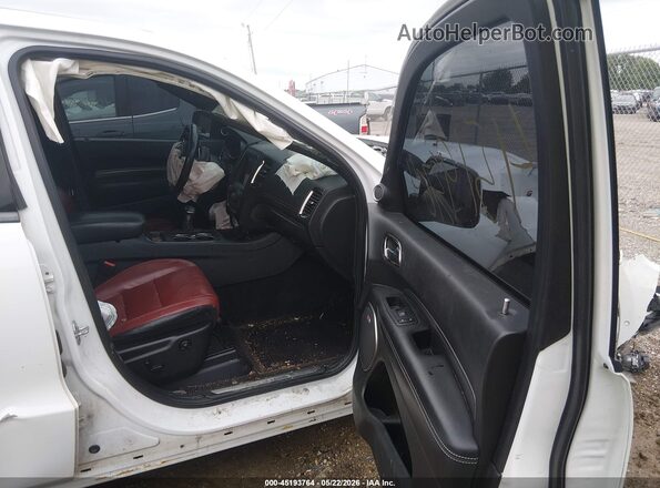 1C4SDJGJ6JC145755 2018 DODGE DURANGO White Вид салону спереду