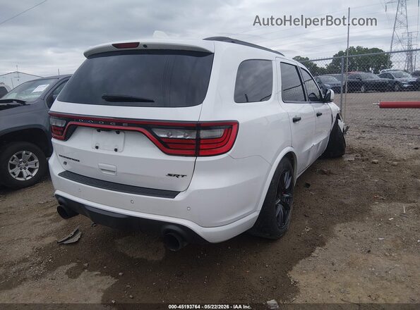 1C4SDJGJ6JC145755 2018 DODGE DURANGO White Задня права чверть