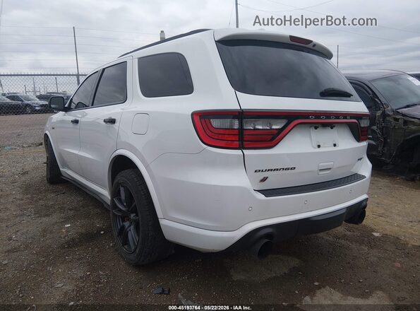 1C4SDJGJ6JC145755 2018 DODGE DURANGO White Задня ліва чверть