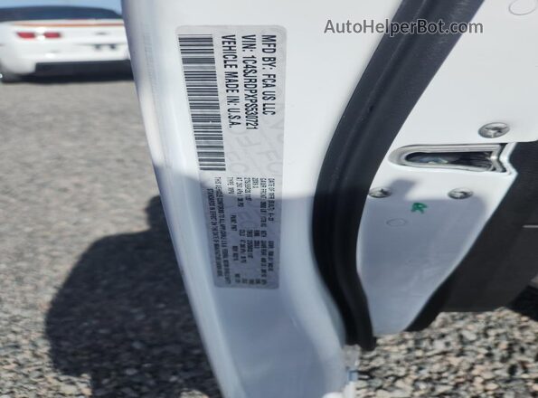 1C4SJRDPXPS530721 2023 JEEP WAGONEER White Vista de la etiqueta del VIN