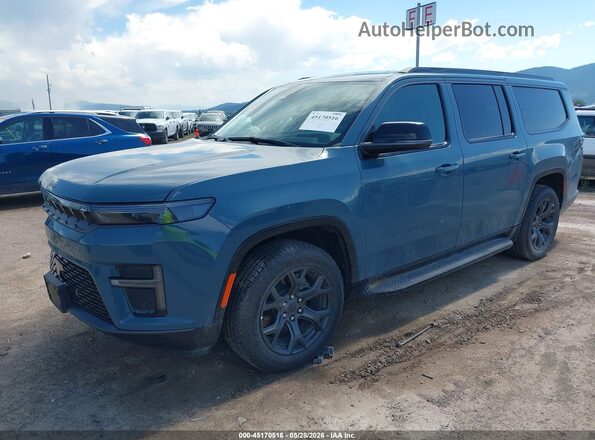 1C4SJSBP0TS158343 2026 JEEP GRAND WAGONEER L Blue Vista tres cuartos delantera izquierda