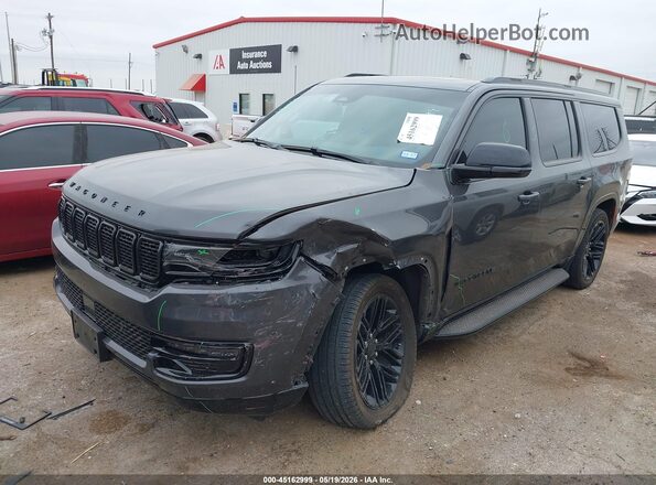 1C4SJSBP5SS504708 2025 JEEP WAGONEER L Gray Vista tres cuartos delantera izquierda