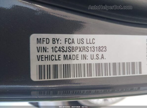 1C4SJSBPXRS131823 2024 JEEP WAGONEER L Gray Widok komory silnika