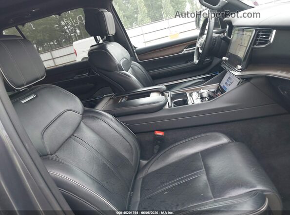 1C4SJSFPXPS556854 2023 JEEP GRAND WAGONEER L Gray Widok wnętrza z przodu