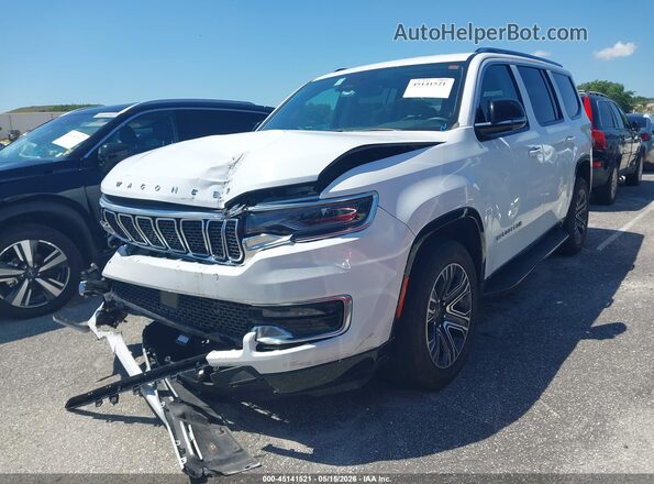 1C4SJUBP3RS126829 2024 JEEP WAGONEER White Առջևի ձախ երեք քառորդ տեսարան