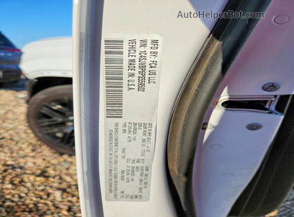 1C4SJVBP6PS559502 2023 JEEP WAGONEER White Вид наклейки з VIN-кодом