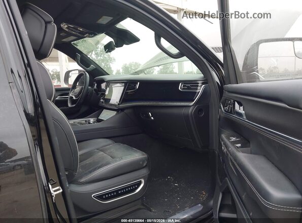1C4SJVFJ5PS541174 2023 JEEP GRAND WAGONEER Black Vista interior delantera