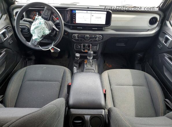 1C6HJTAG0RL131364 2024 JEEP GLADIATOR Charcoal Dashboard view