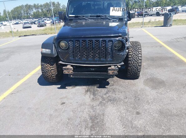 1C6HJTAG1LL140047 2020 JEEP GLADIATOR Black Widok z przodu