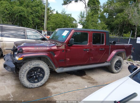 1C6HJTAG3ML523084 2021 JEEP GLADIATOR Maroon 