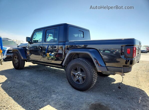 1C6HJTAG3ML576786 2021 JEEP GLADIATOR Черный Задняя левая четверть