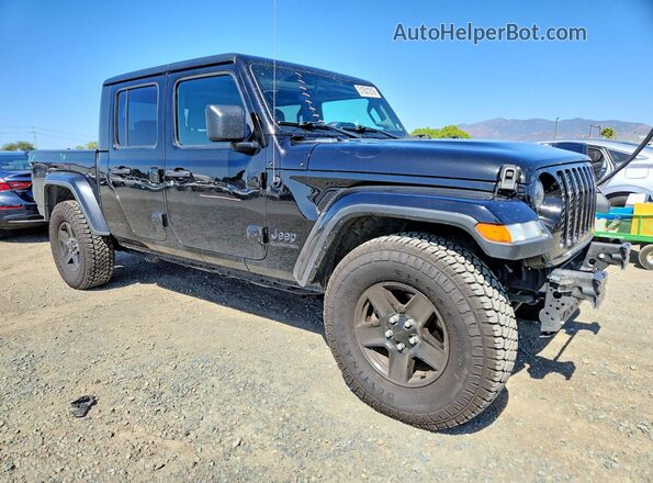 1C6HJTAG3ML576786 2021 JEEP GLADIATOR Черный Передняя правая четверть