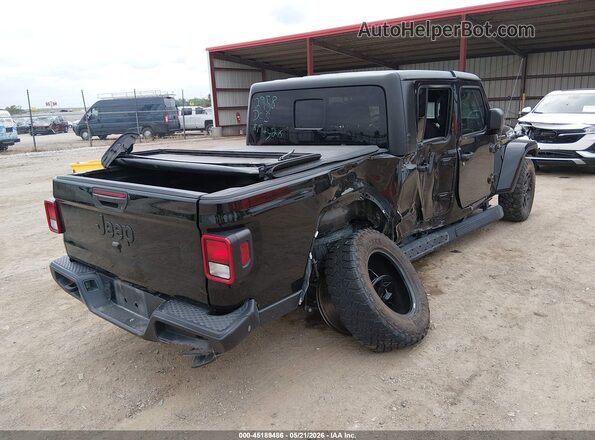 1C6HJTAG4ML519514 2021 JEEP GLADIATOR Черный Задняя правая четверть