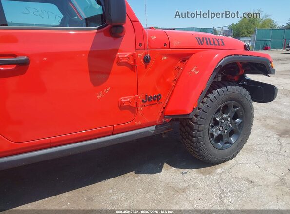 1C6HJTAG4PL578180 2023 JEEP GLADIATOR Orange Widok z przodu